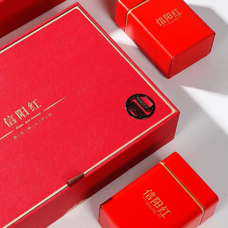 家乡妹茶叶信阳红茶2025新茶信阳毛尖桂圆香河南特产礼盒装250g