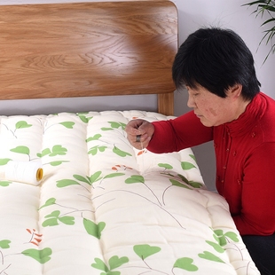 定做棉花垫被褥子双人家用1.x8m床褥炕被床垫软垫单人学生宿舍加