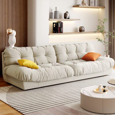 科技云朵客厅风bert网红款沙发x现代简约小户型a布艺沙发式奶油意