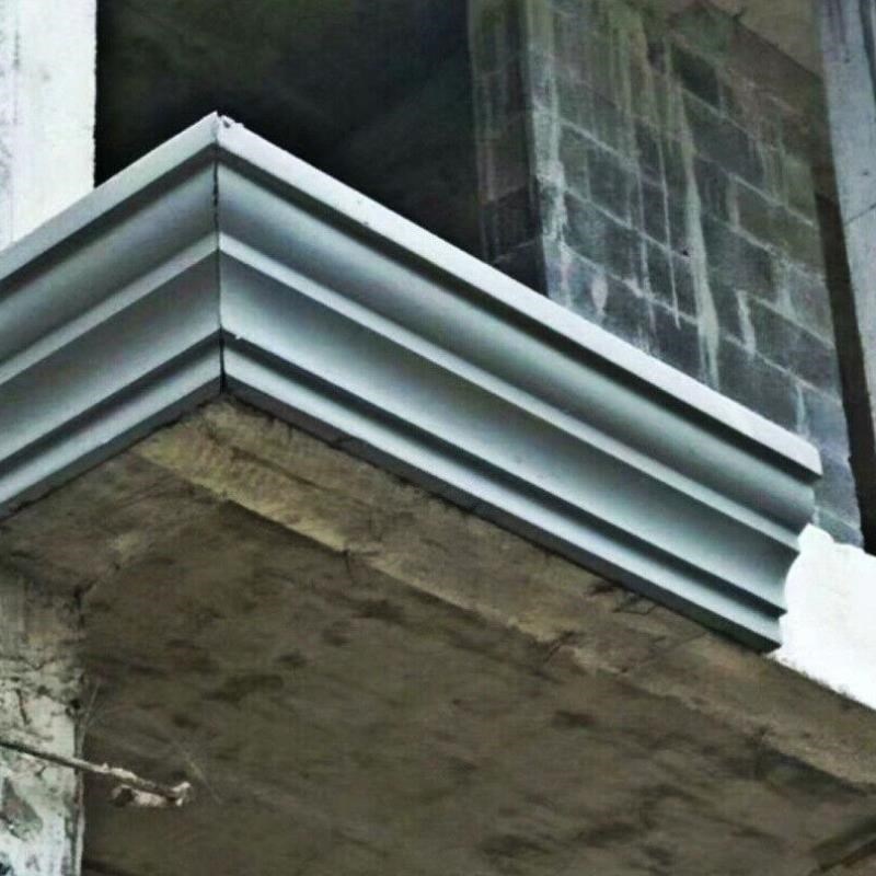 定制定制别墅外墙房檐装饰eps泡沫F线条腰线檐线檐口平板工字镜框