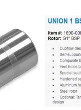 BL杜博林冷却出16水高速旋转接头8IN全新U0-0160DE-美国90