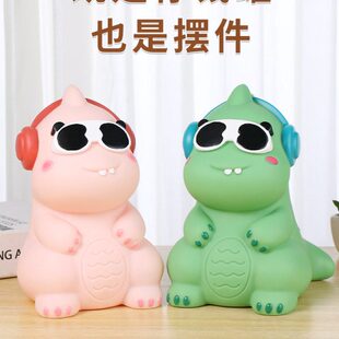 新款不防摔可儿童男只进存钱罐出取恐龙年储蓄罐钱存储女孩2023可