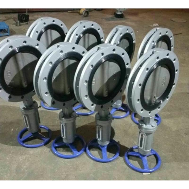 船用GB/T3036--94螺v旋式中心型对夹蝶阀涡轮式AS型BS型法兰蝶阀