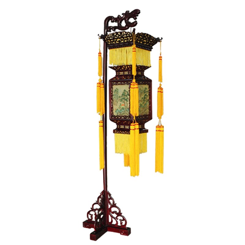 中式落地灯客厅灯具古典宫灯仿古立式G落地灯电影道具红楼梦落地