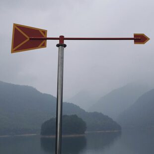 夜光户外屋顶不锈钢化工金属旋转过风向标反光检验厂风速仪安标准