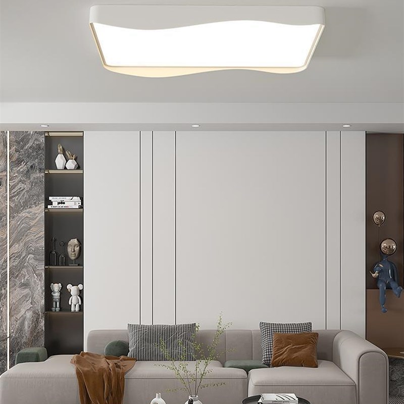 2023新款极简客l厅灯现代简约创意个性高端大气大厅吸顶灯中山灯