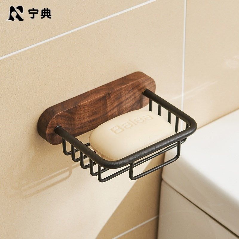 肥皂盒沥水免打孔置物架皂蝶轻奢浴室洗衣K池肥皂架子壁挂式香皂,家装主材,肥皂盒/皂碟,淘宝优惠券,粉丝福利购,淘宝优惠卷