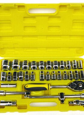 32修组合机套筒威特力工具吋铬钒套21PC套筒扳手钢件  32组套筒/