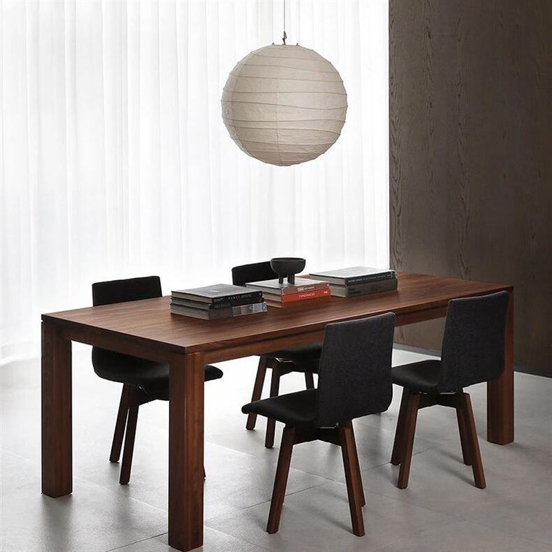 新中式茶桌椅组合办公p室茶桌实木书桌名宿黑胡桃白蜡木轻奢茶桌