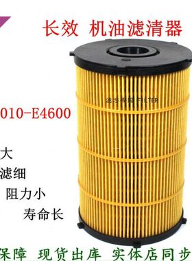 天龙天E风0机滤R4610-LK机油滤清器东纸0货车国六K锦配件芯10120