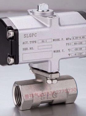 质4不锈钢E迷你材球阀SLIT型同款K作T气UC控双Z1气动用-替代-30