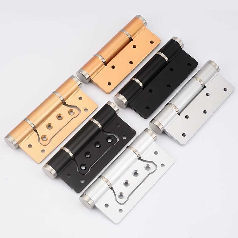 太空铝隐形液压缓冲弹簧定位合页隐D藏式多功能自动关门闭门器合