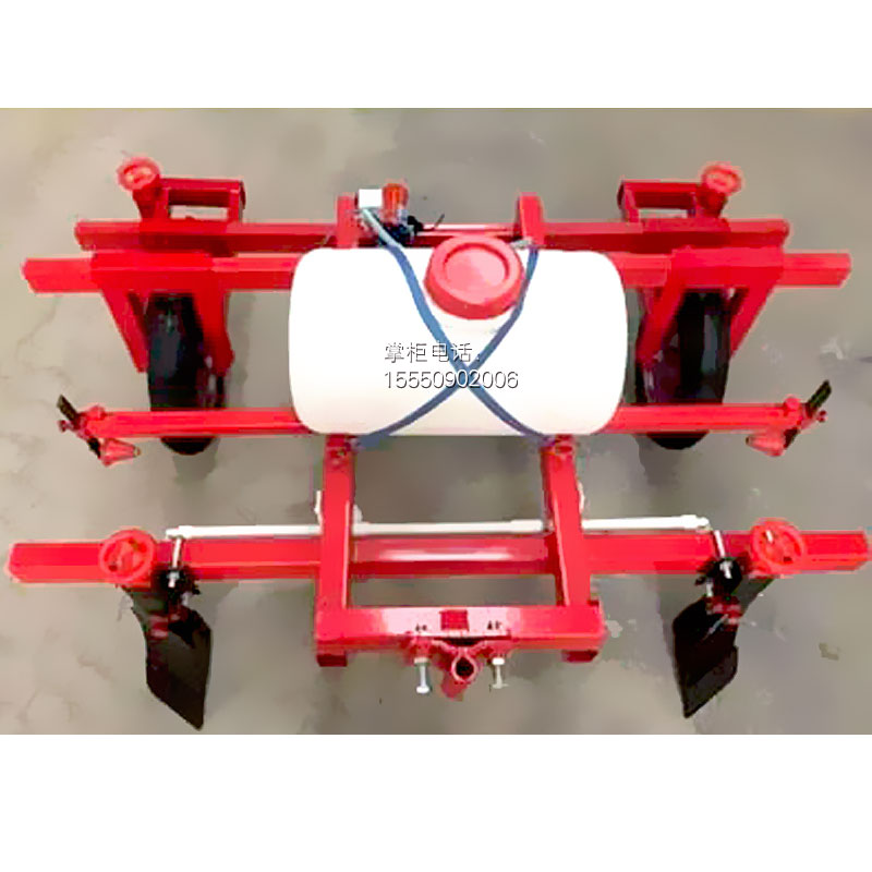 手扶拖拉机花生喷药打药腹膜一体机起垄覆膜机旋耕机耕种地膜工具