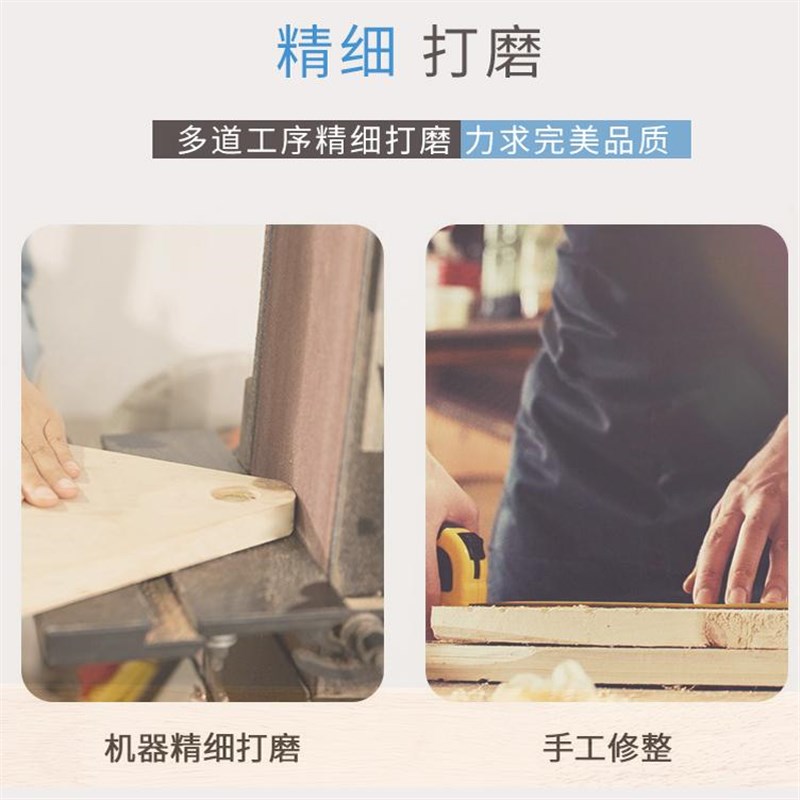 橡胶木实木板diy桌面面板书架置物架衣柜分层板材定制原木木板片