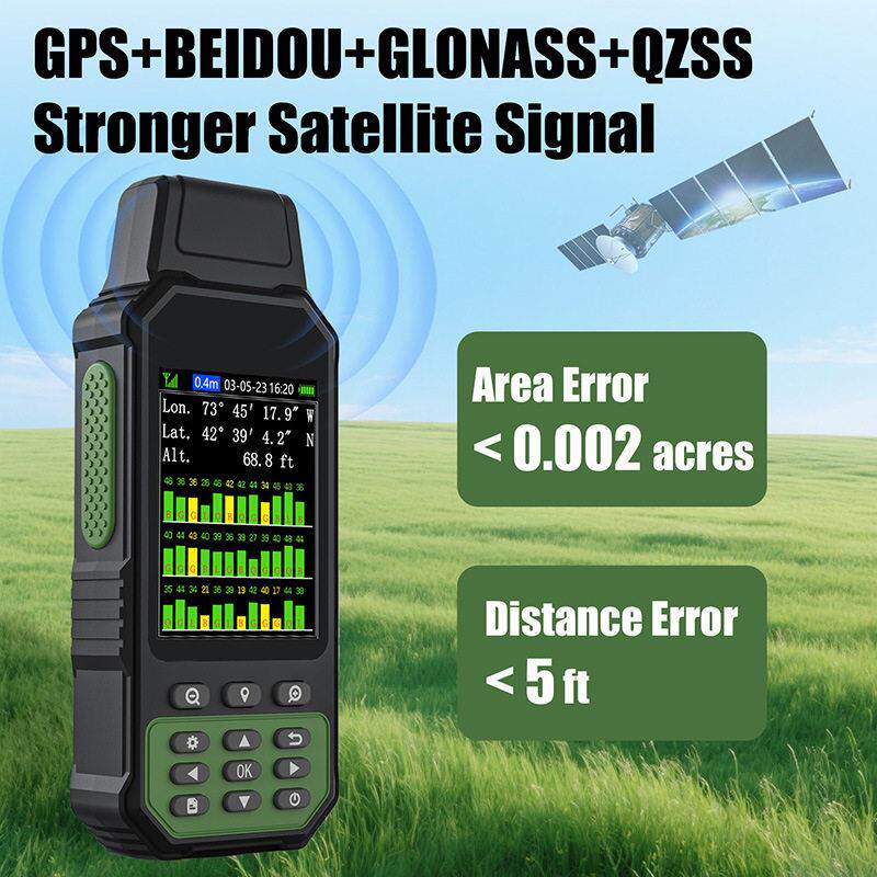卓林ZL190PLUS英文版测亩仪手持GPS土地面积测量仪外贸