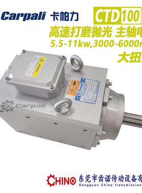 卡帕力CTD100高速抛光打磨电机CARPALI大功率高速主轴电机