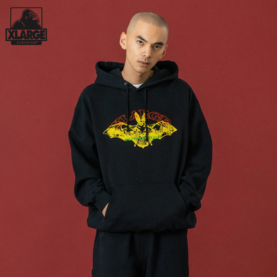 XLARGE回声定位连帽卫衣