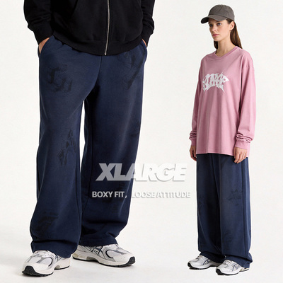 XLARGE2026新款几何运动裤