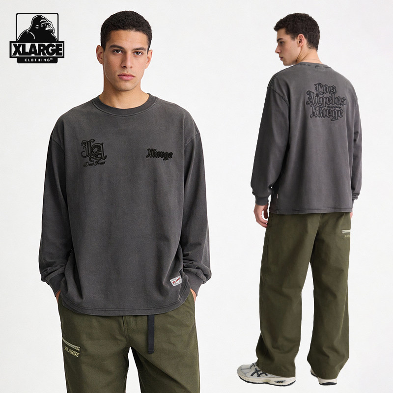 XLARGE2026新款水洗做旧T恤图片