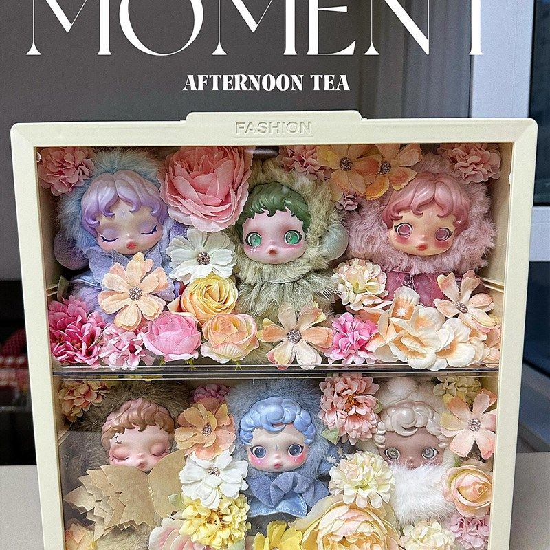 光织园挂件收e纳盒挂墙放泡泡玛特sp搪胶娃娃展示盒玩偶公仔防尘