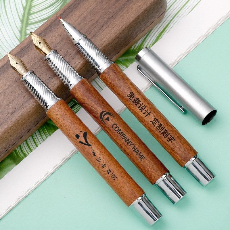毕业礼赠学生老师黄檀木檀木笔商务铱金美工尖钢笔签字笔激光刻字,文具电教/文化用品/商务用品,钢笔,淘宝优惠券,粉丝福利购,淘宝优惠卷