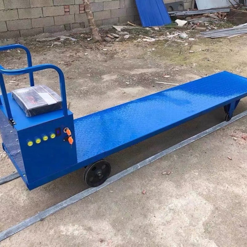 大棚轨道运输车电动遥控平板运输车蔬菜农用运输车里果园遥控车