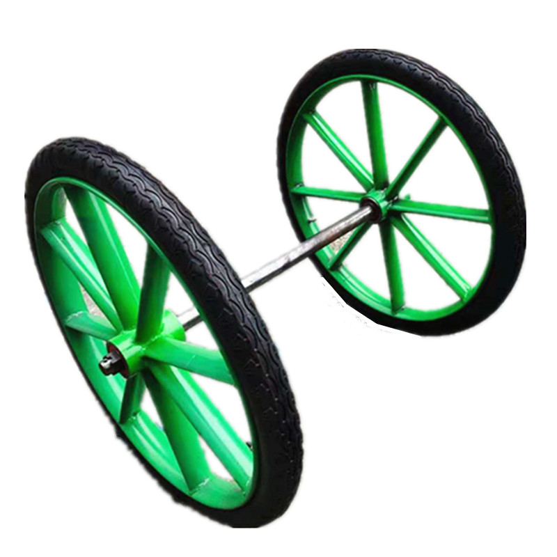 26x21/2手推劳动平板架子车轮垃圾灰斗车轮胎子轱辘下盘实心充气