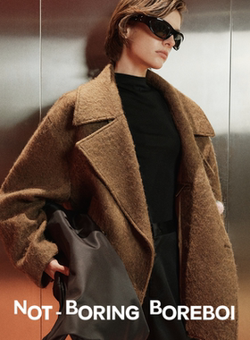 NB B丨LEM*AIRE极简风 无性别主义 美拉德高级感廓形重工毛呢大衣