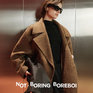 无性别主义 AIRE极简风 LEM 美拉德高级感廓形重工毛呢大衣