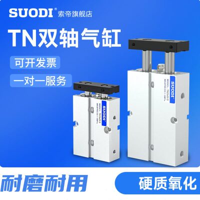 大力双轴tn40 双杆双出气缸TN40X10/15/20/30/40x50x75x100x250-s