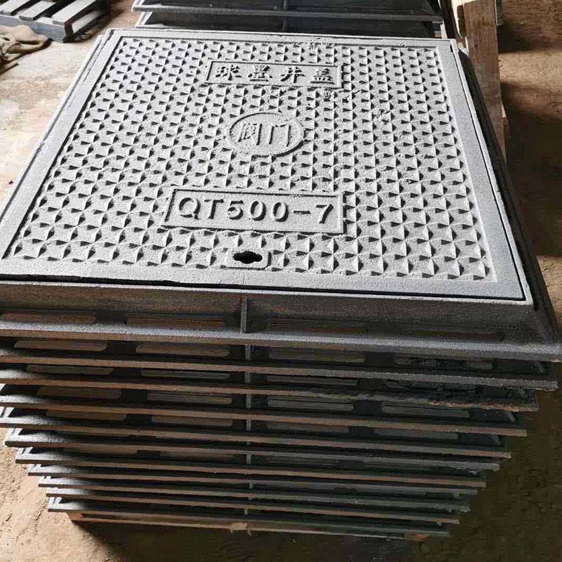 铸铁方形井盖球墨弱电井盖方形水表箱井盖规格齐全支持定制