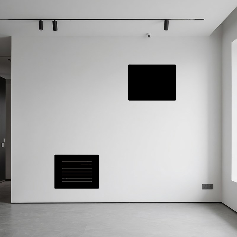 推拉电表箱装饰画面板弱电箱多媒体网线盒极超薄遮挡配电箱盖板盒