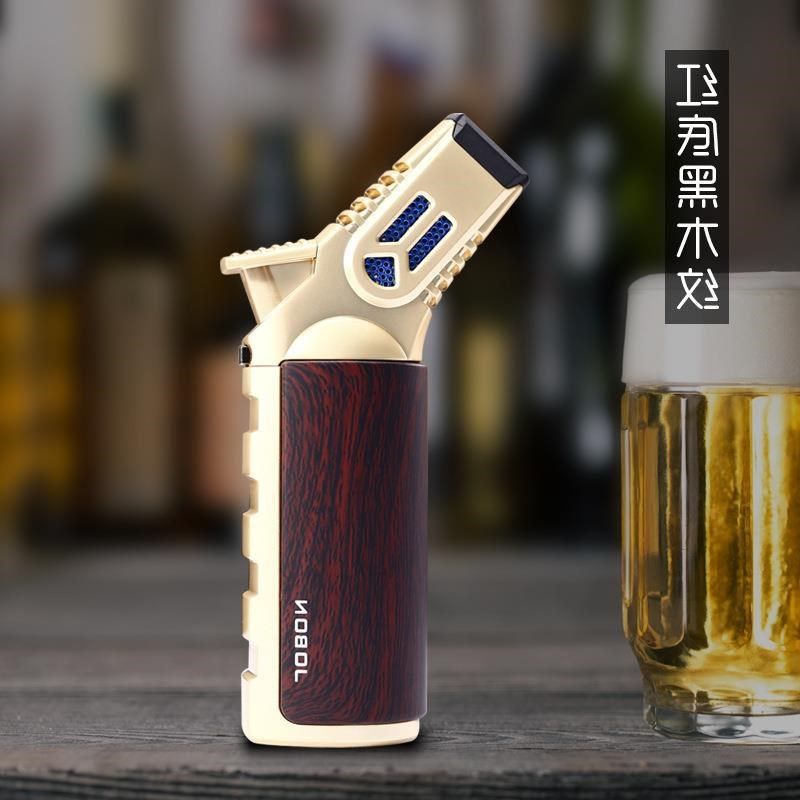 ZB191A高温四直冲蓝焰防风充气打火机大火力金属焊枪喷枪打火机