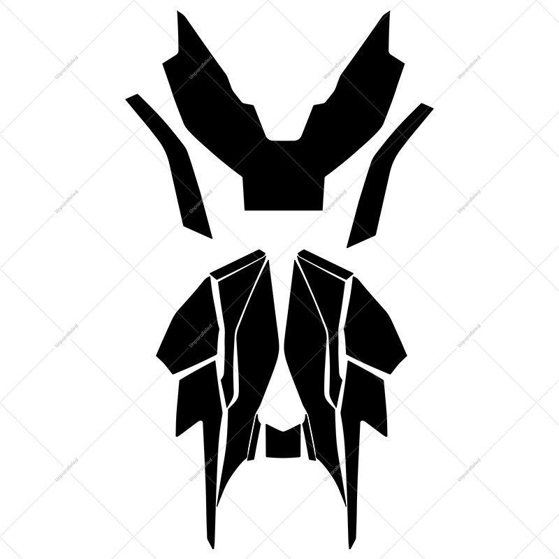 适用于新大洲本田NS150GX锻造碳纤维保护贴装饰贴纸防水改装配件