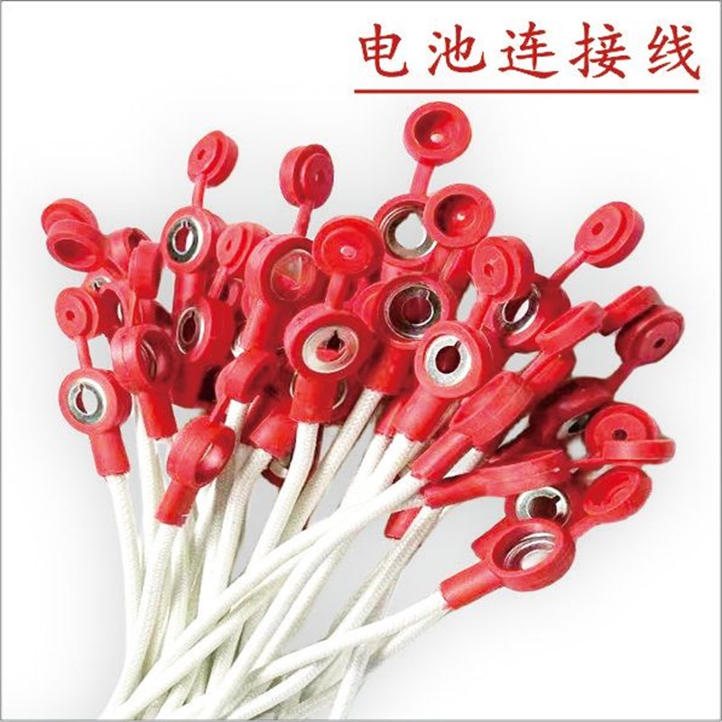 电动车电池并联铜线加粗电瓶车连接串联线配件[50根] [100根装]