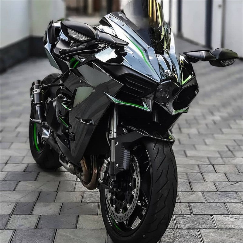 可上牌川崎H2摩托车小忍者蛟龙进口机车燃油双缸水冷400c跑车整车