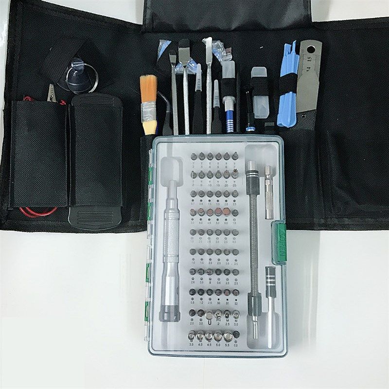 90合1多功能螺丝刀套装手表维修家用电器工具苹果手机拆机工具