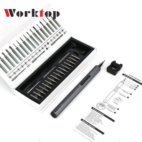 巴酷Worktop电动螺丝刀套装Y型0.6起子批头手机眼镜工具USB充电