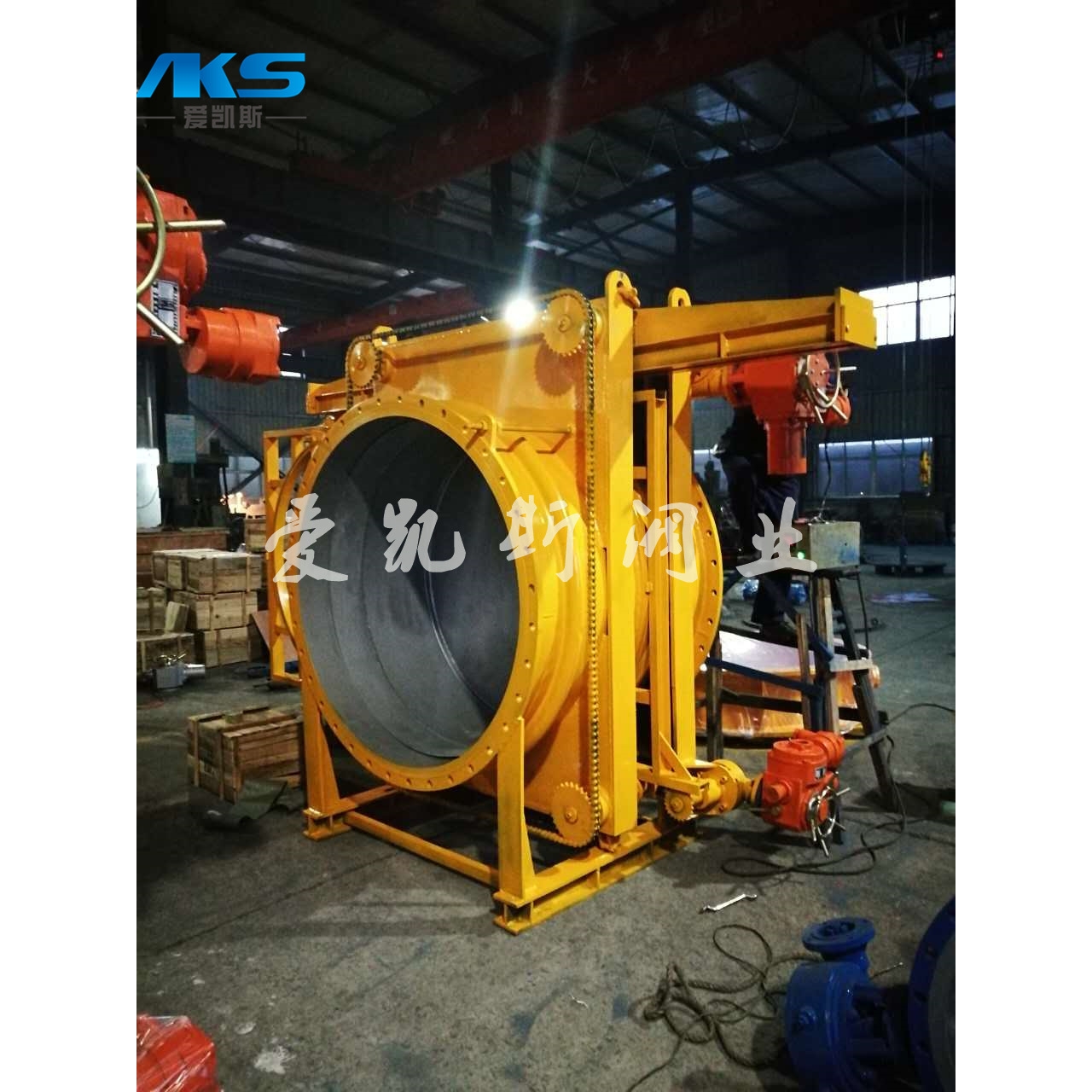 KF941X-0.5敞开式电动插眼镜阀敞开式电液动插板阀密闭式眼镜阀