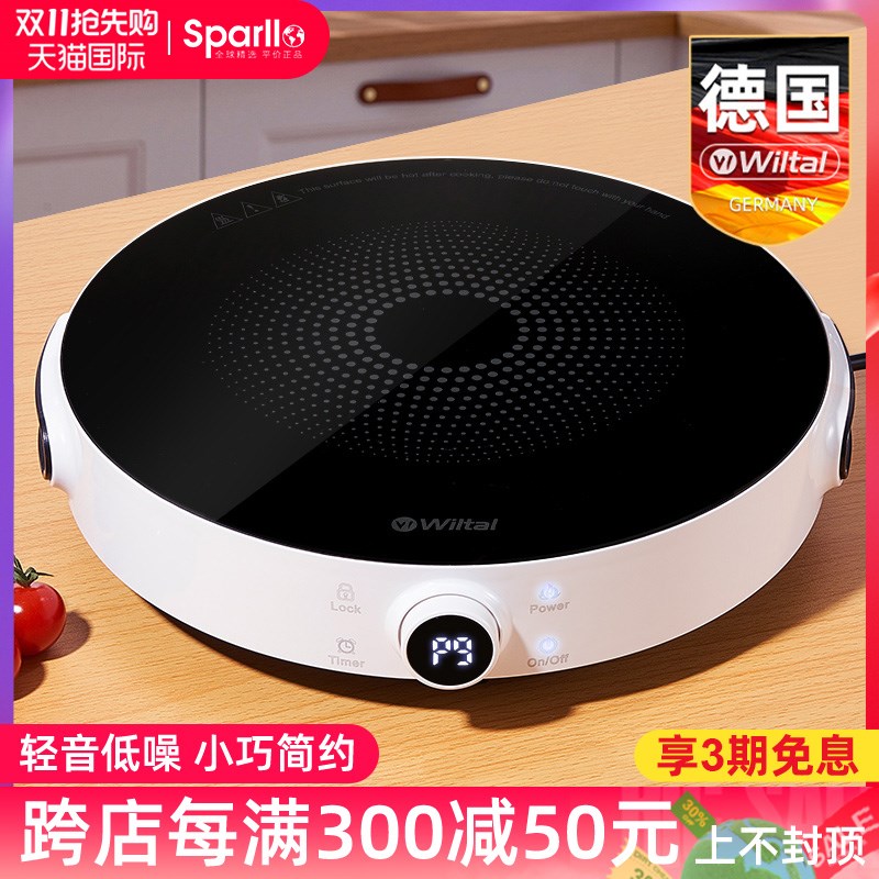 德国电磁炉家用小型迷你电热炉火锅用D2024新款大功率爆炒菜电池