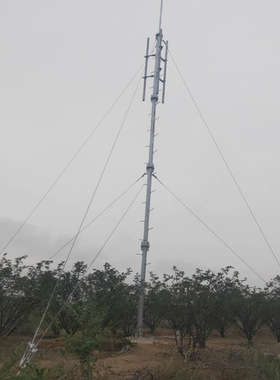 铁塔生产厂家3米配重抱杆6米楼顶附墙12米钢结构拉线桅杆抗风抗震