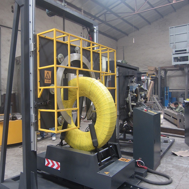 山东大宏 窄钢带包装机 单工位往复式环体缠绕包装机 厂家发货