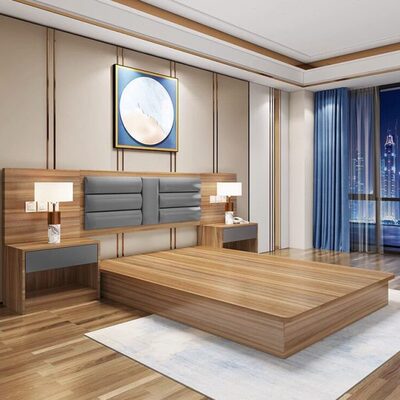 酒店家具宾馆标间全套民宿五星级双人床公寓单间大床全季现代简约