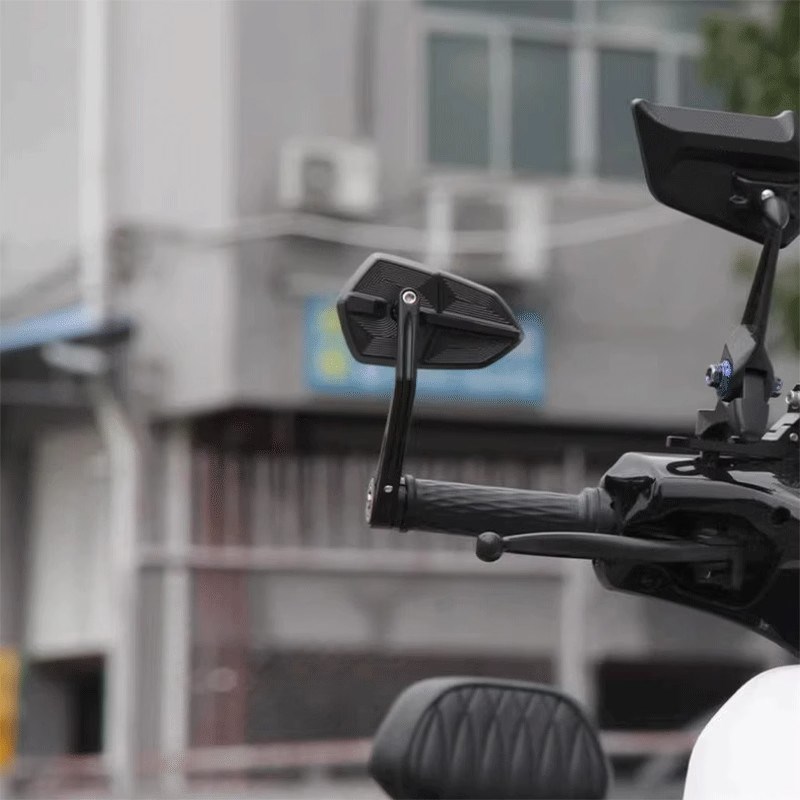 电动车后视镜通用巴风特手把镜9号极核F400反光镜手里剑倒车镜装