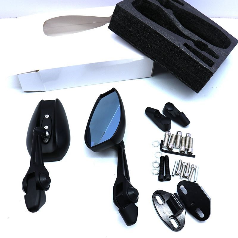 SH-221-1摩托车后视镜倒车镜改装通用镜TANAX /小牛 AOSAE跑车镜