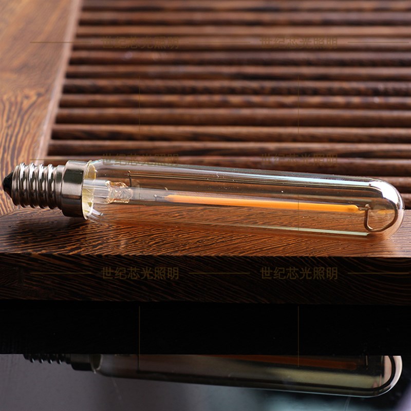 T20长灯泡爱迪生灯泡e12e14大螺口复古超亮led灯丝灯管泡创意光源