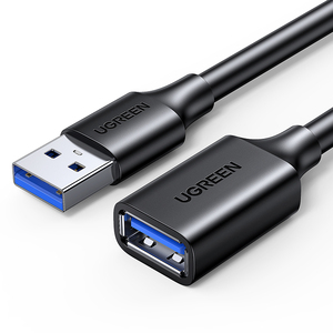 绿联 usb3.0延长线1/3/5米公对母数据线高速手机充电无线网卡打印