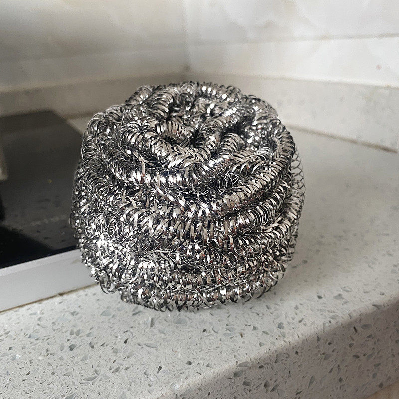 加粗丝钢丝球洗锅神器304不锈钢清洁球特大号洗锅刷家用厨房过滤