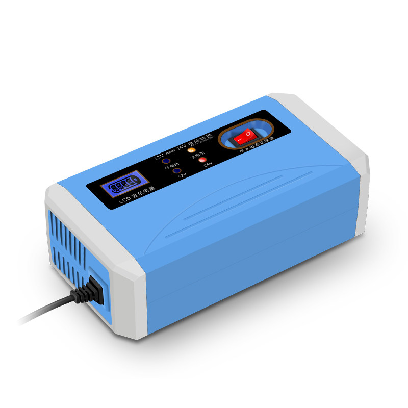 汽车电瓶充电器12V24V伏大货车摩托车智能纯铜蓄电池大功率充电机