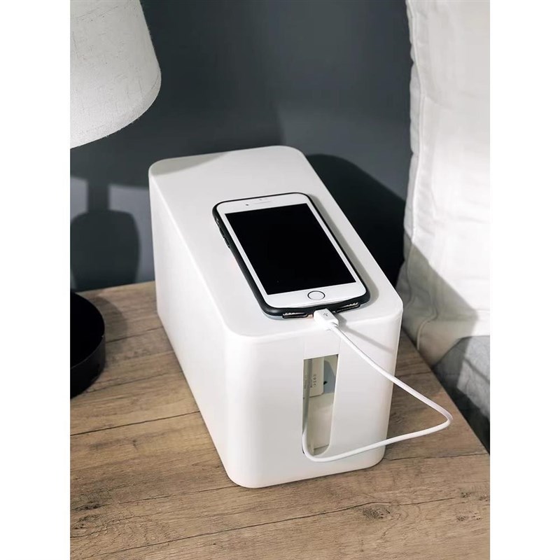 理线器电线收纳盒藏线插座插排拖线板数据线遮挡盒整理集线器